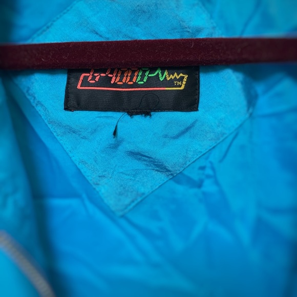 Vintage Blue Windbreaker Jacket - Picture 5 of 5